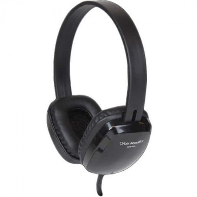 Cyber Acoustics - ACM-6005 USB Stereo Headphones - Stereo - USB - Wired - Over-the-head - Binaural - Circumaural - Unknown