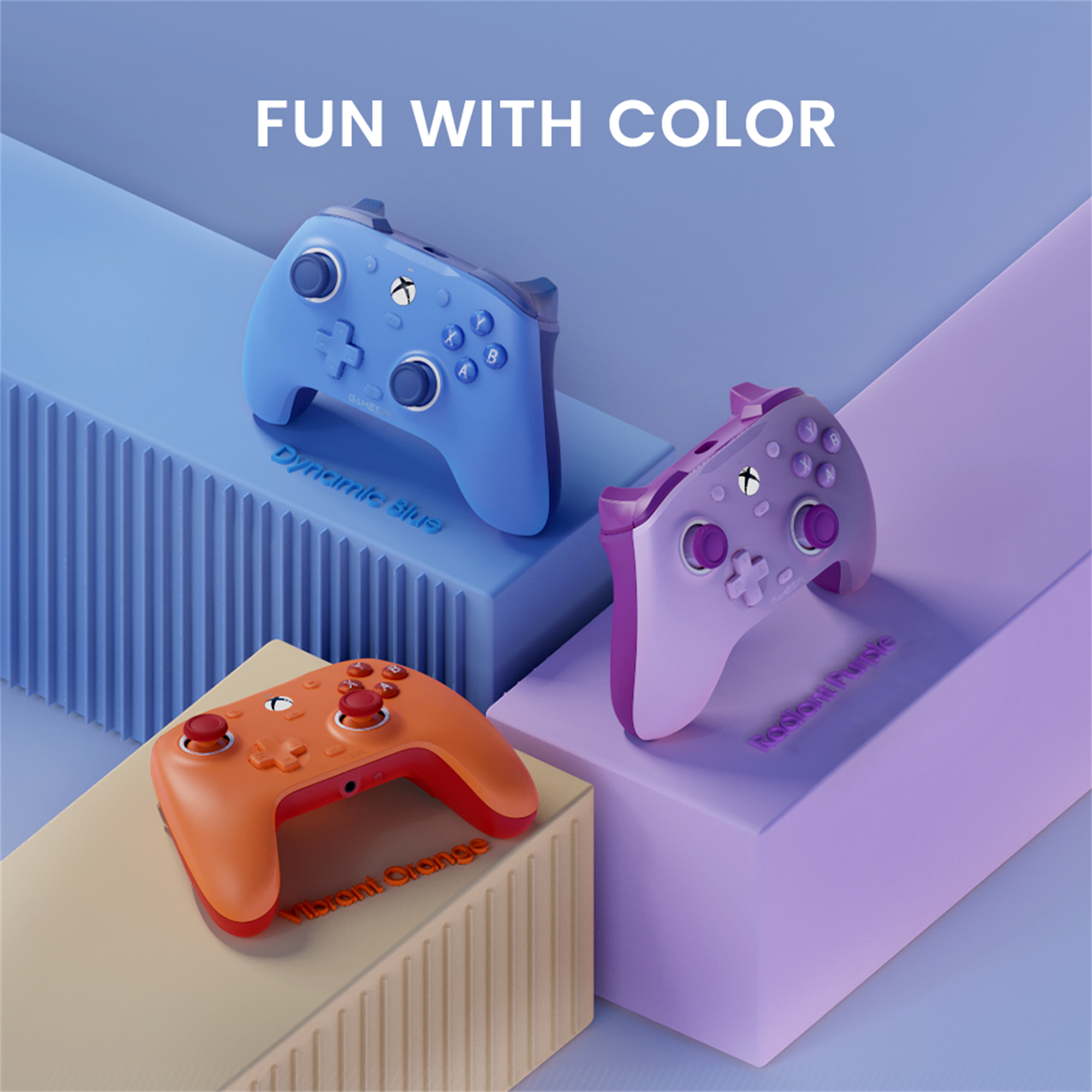 FUN WITH COLOR

Dynamic Blue

Vibrant Orange

Retro Fusion