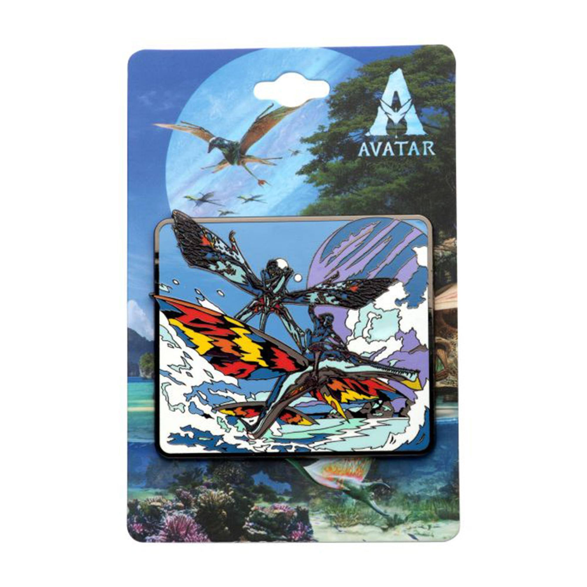Alt View 1. SalesOne LLC - Avatar 2: The Way of Water Skimwings Hard Enamel Pin - Blue.