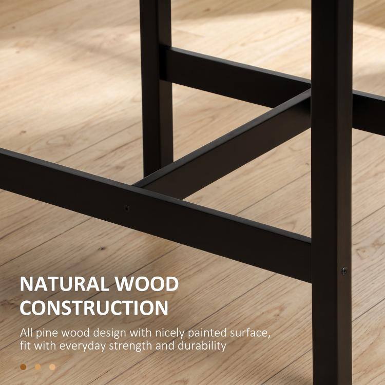 NATURAL WOOD CONSTRUCTION

All pine wood design with nicely painted surface, fit with everyday strength and durability