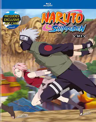 Front. Naruto Shippuden Set 8 - BLU-RAY.