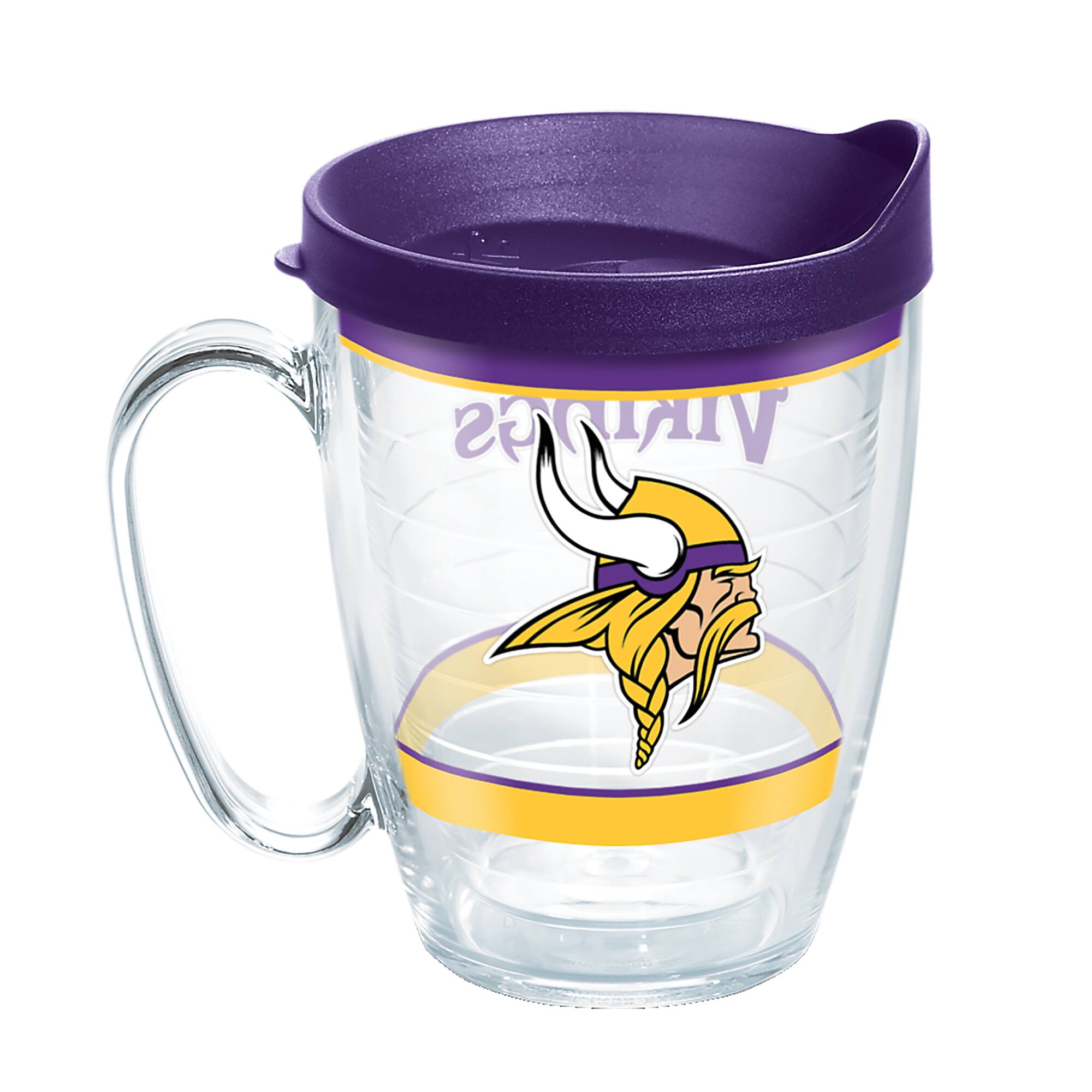 Front. Tervis - Minnesota Vikings 16oz. Tradition Classic Mug - Multicolor.