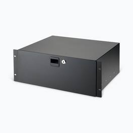 On Stage Stands - On-Stage Locking Rack Drawer, 4U (RDL4000) - Black