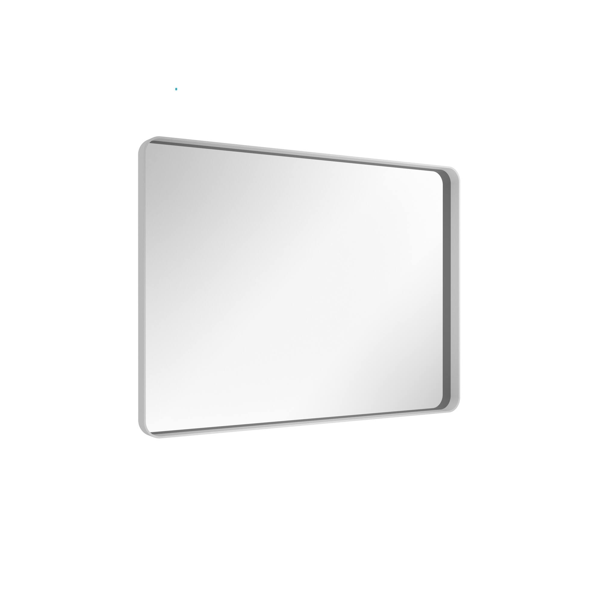 Alt View 1. Boyel Living - 30 in W x 22 in L White Rectangular Aluminum Framed Wall Bathroom Vanity Mirror.