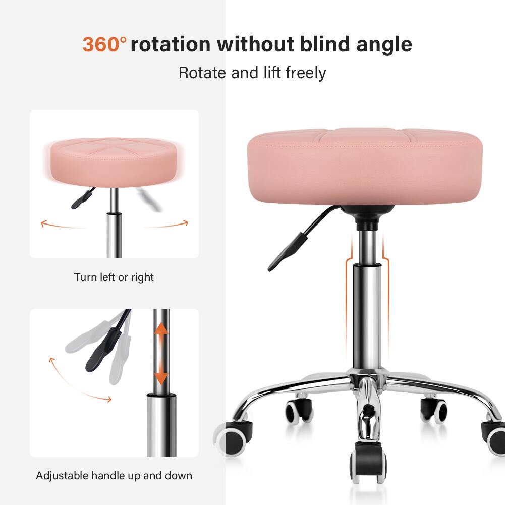 360° rotation without blind angle  
Rotate and lift freely  

Turn left or right  

Adjustable handle up and down