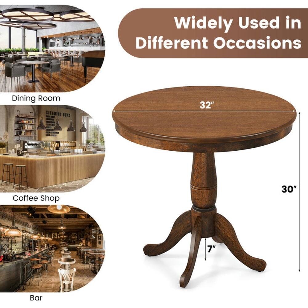 Widely Used in Different Occasions  
Dining Room  
Coffee Shop  
Bar  

32"  
30"  
7"