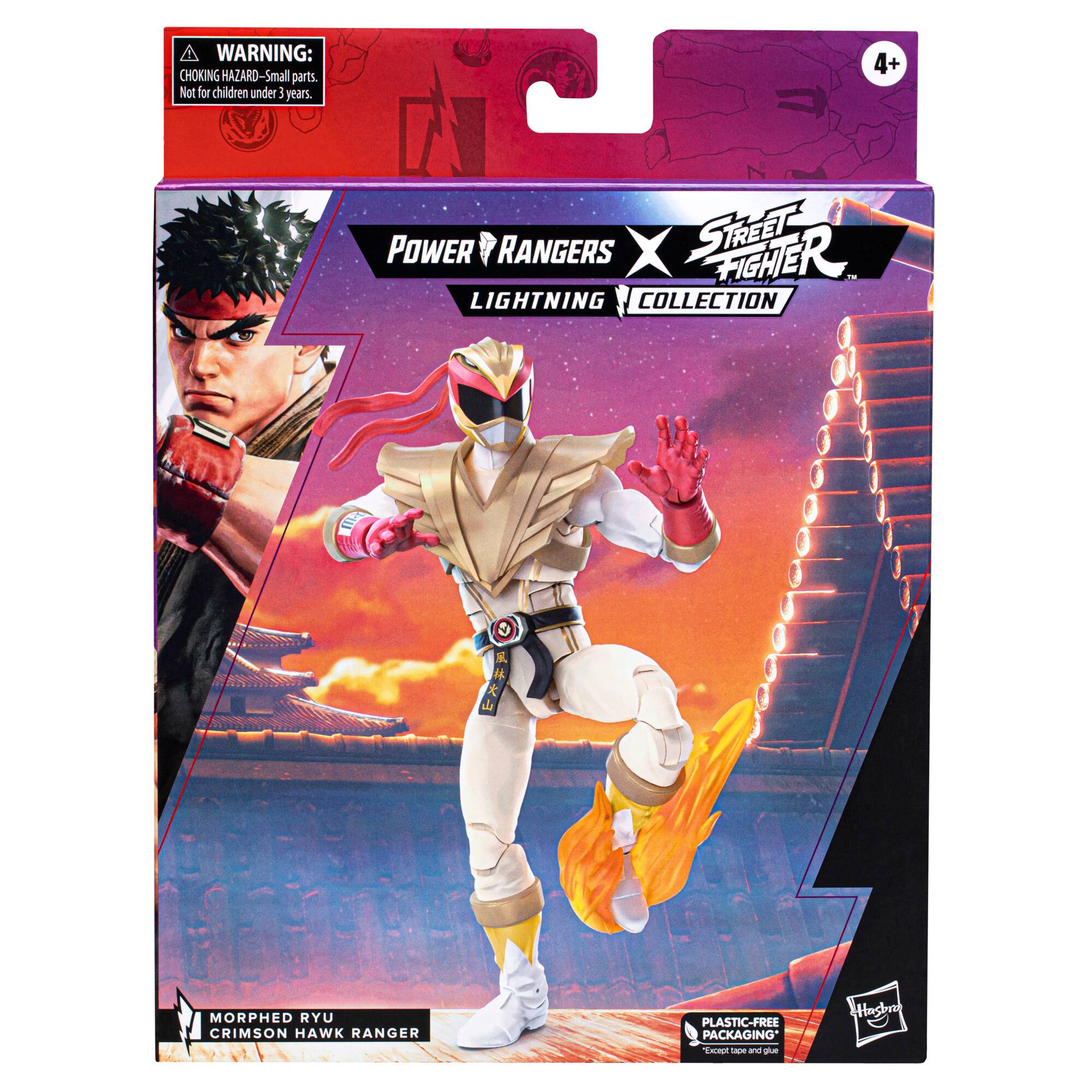 Alt View 13. Power Rangers - Power Rangers X Street Fighter Lightning Collection Morphed Ryu Crimson Hawk Ranger.