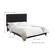 Alt View Zoom 13. CorLiving - Ellery Fabric Upholstered Queen Bed Frame - Black.