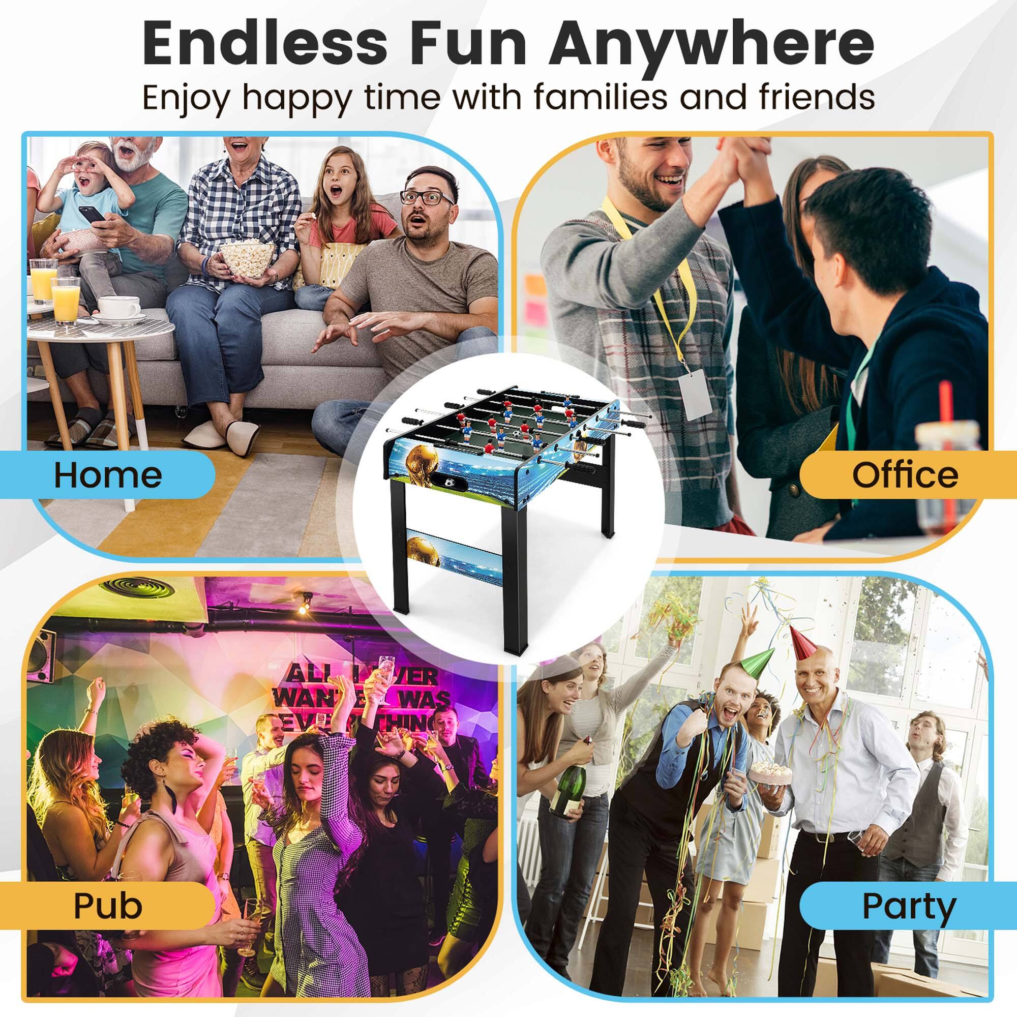 Endless Fun Anywhere Enjoy happy time with families and friends Home Office Pub Party