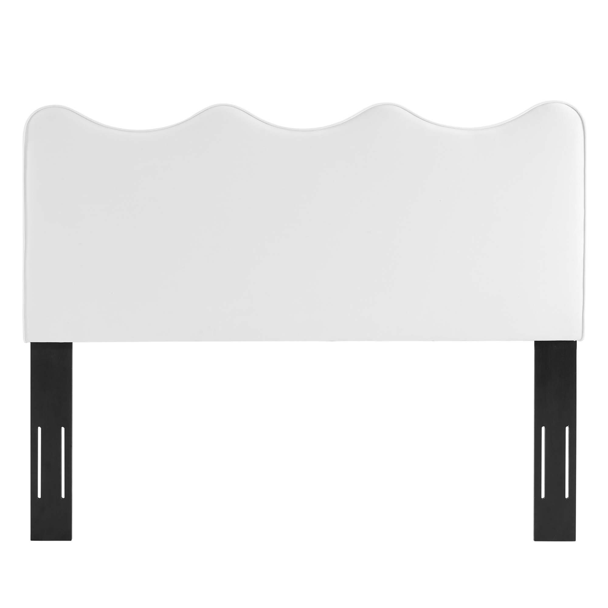 Back. Modway - Athena Performance Velvet Full/Queen Headboard by Modway - White.