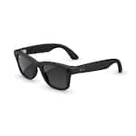 Ray-Ban Meta - Wayfarer Large (Gen 2) glasses with Meta AI, Audio, Photo, Video Compatibility - Polarized Graphite lenses - Matte Black