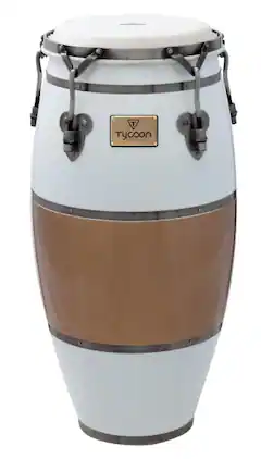 Tycoon Percussion - Signature Heritage Café Con Leche 11-inch Conga, Siam Oak Shell, Calfskin Head, Classic Pro Hoops, Single Stand