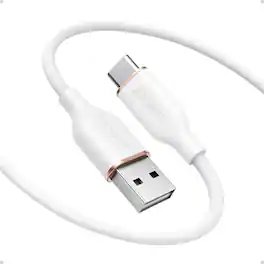 Anker - Type C Cable, USB A to USB C Flow Cord - White