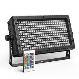 UKing - 60W Mini LED Strobe RGBW 4in1 Wallwasher Light By DMX512(10CH), Auto Sound Remote Master/Slave for Wedding, Xmas, DJ