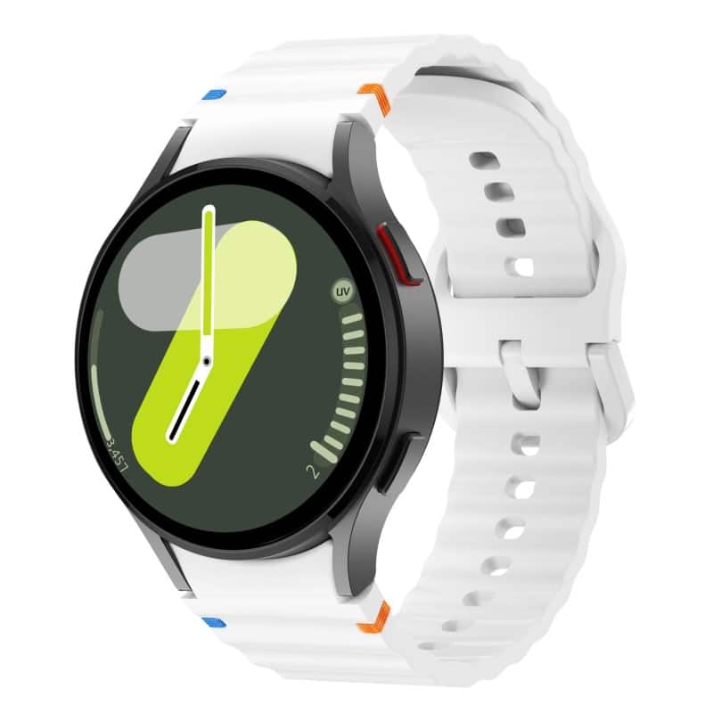 StrapsCo - Motion Strap Silicone Rubber Watch Band For Samsung Galaxy Watch 7 - White price history on PriceWatchPro