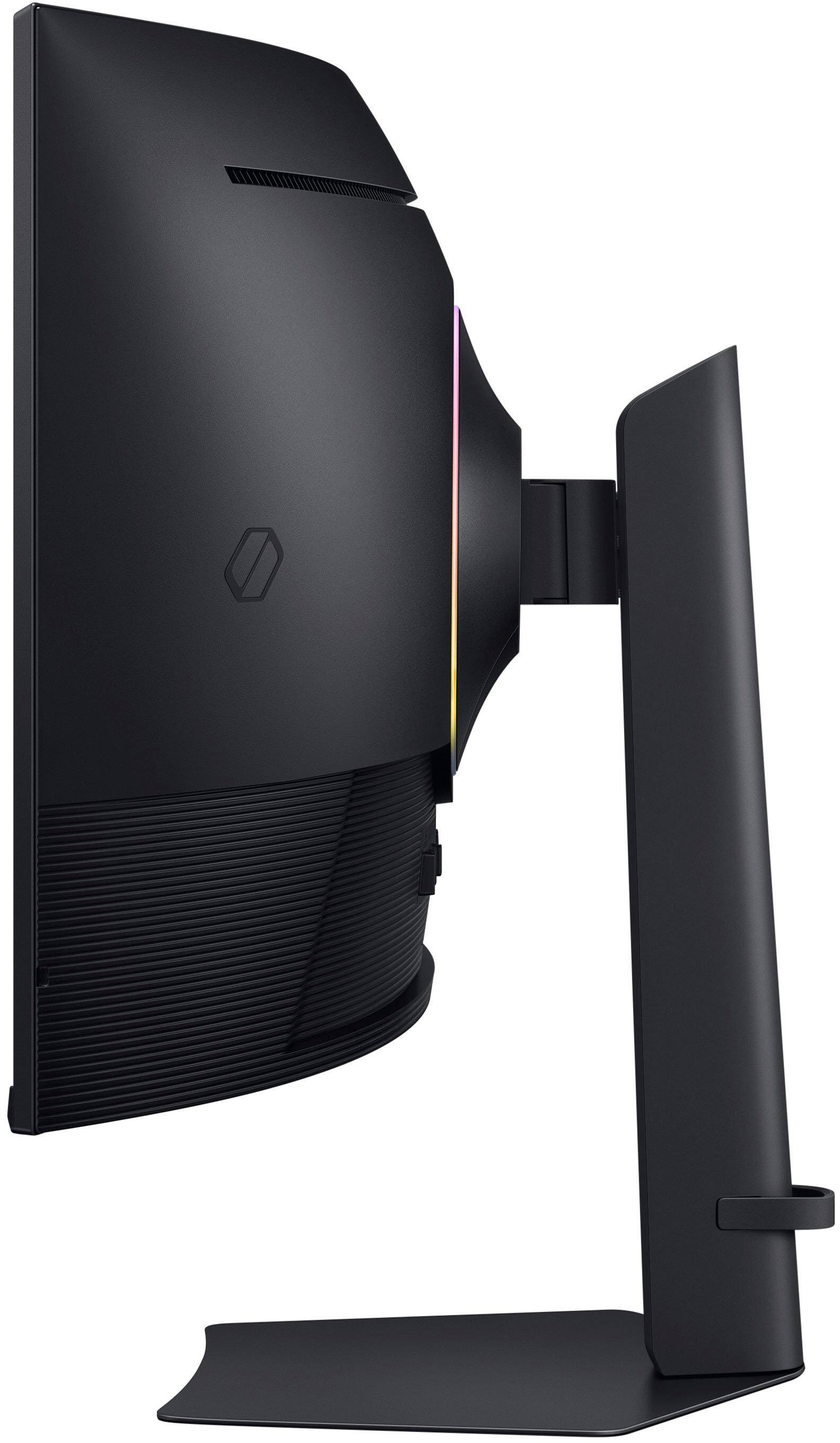 Alt View 22. Samsung - 40" Odyssey G75F WUHD 180Hz 1ms AMD FreeSync Prem Pro Curved Gaming Monitor with HDR 600 (DisplayPort, HDMI) - Black.