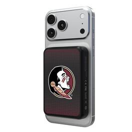 Keyscaper - Florida State Seminoles Wireless Magnetic Power Bank - Black