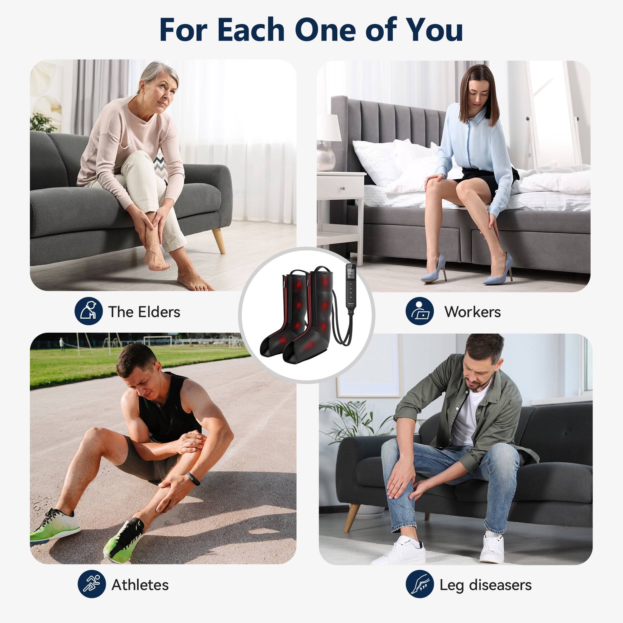 For Each One of You

The Elders

Workers

Athletes

Leg diseasers