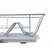 Alt View 1. Sweet Home Collection - Steel 3-Piece Large Countertop Dish Drainer with Drain Board & Utensil Holder - Silver.