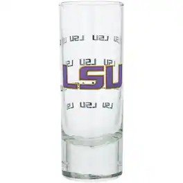 Logo Brands - LSU Tigers 2.5oz. Satin-Etched Tall Shot Glass - Multicolor