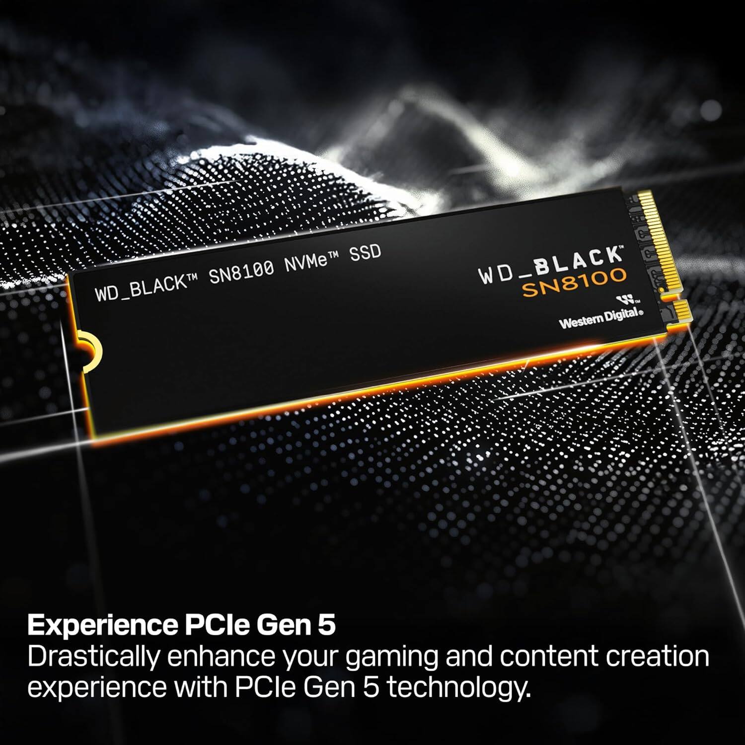 SanDisk 4TB* WD_BLACK™ SN8100 PCIe® 5.0x4 NVMe™ M.2 SSD