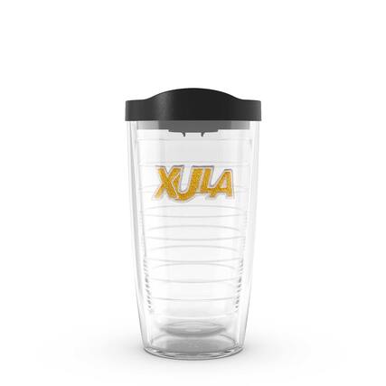 Front. Tervis - Xavier University of Louisiana Gold Rush 16oz. Emblem Classic Tumbler - Multicolor.