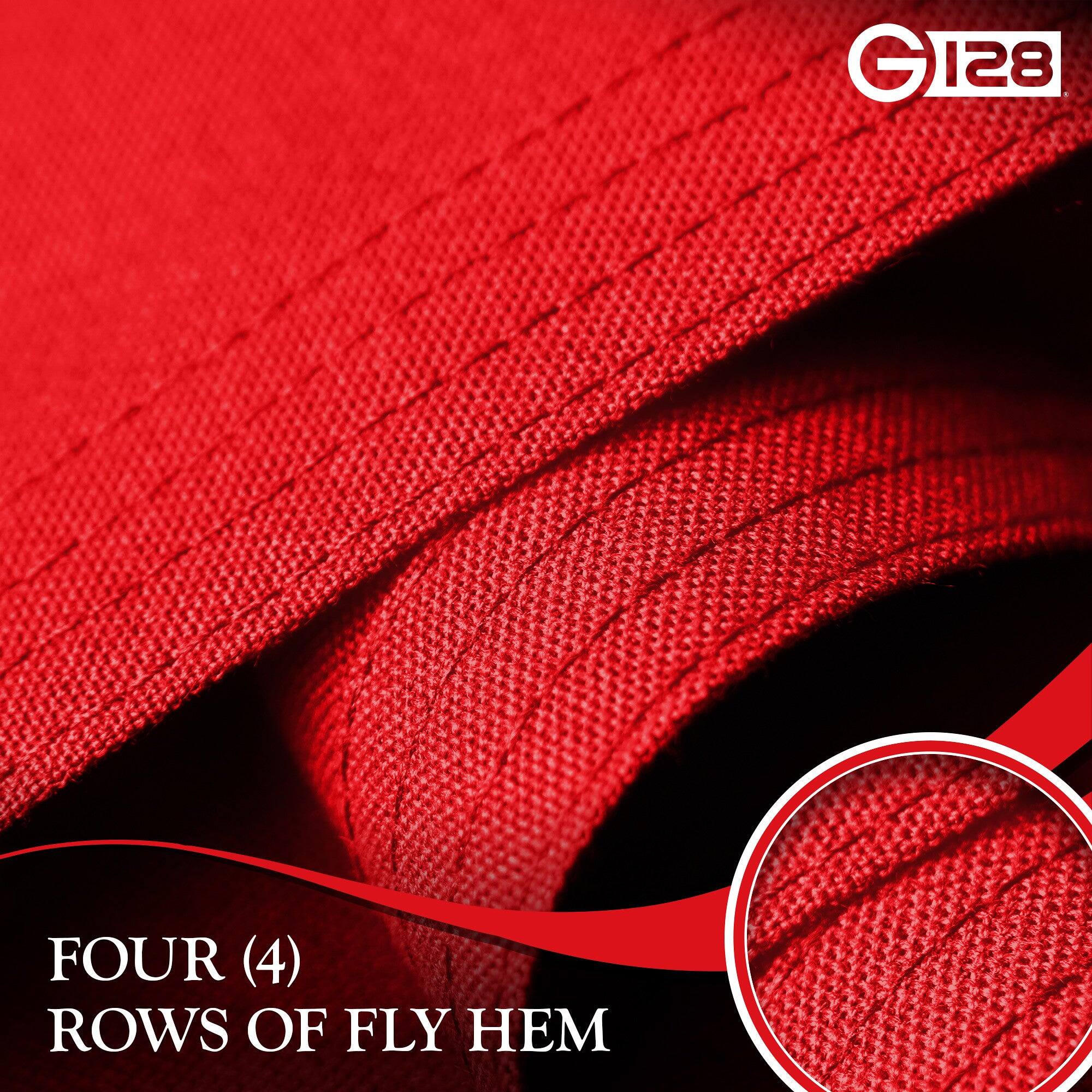 G 128 FOUR (4) ROWS OF FLY HEM