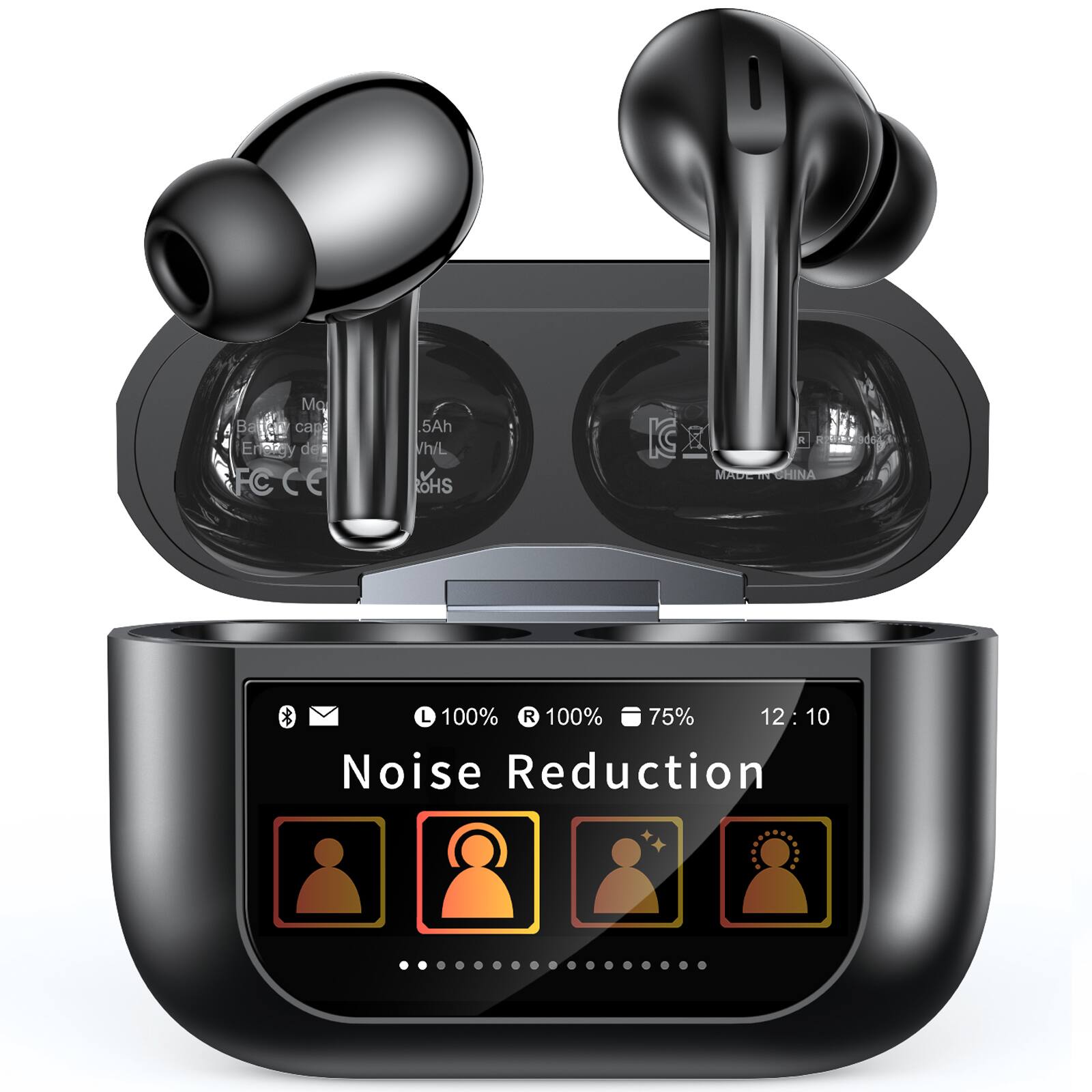 Mo Batlae cap Energy den FC CE 5Ah h/L OHS KC MADE in CHINA * L 100% R 100% 75% 12:10 Noise Reduction