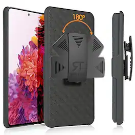 RomeTech - Shell Holster Combo Case for Samsung Galaxy S20 FE 5G - Black
