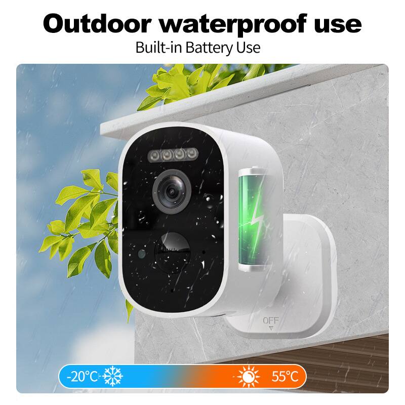 Outdoor waterproof use  
Built-in Battery Use  
-20°C to 55°C