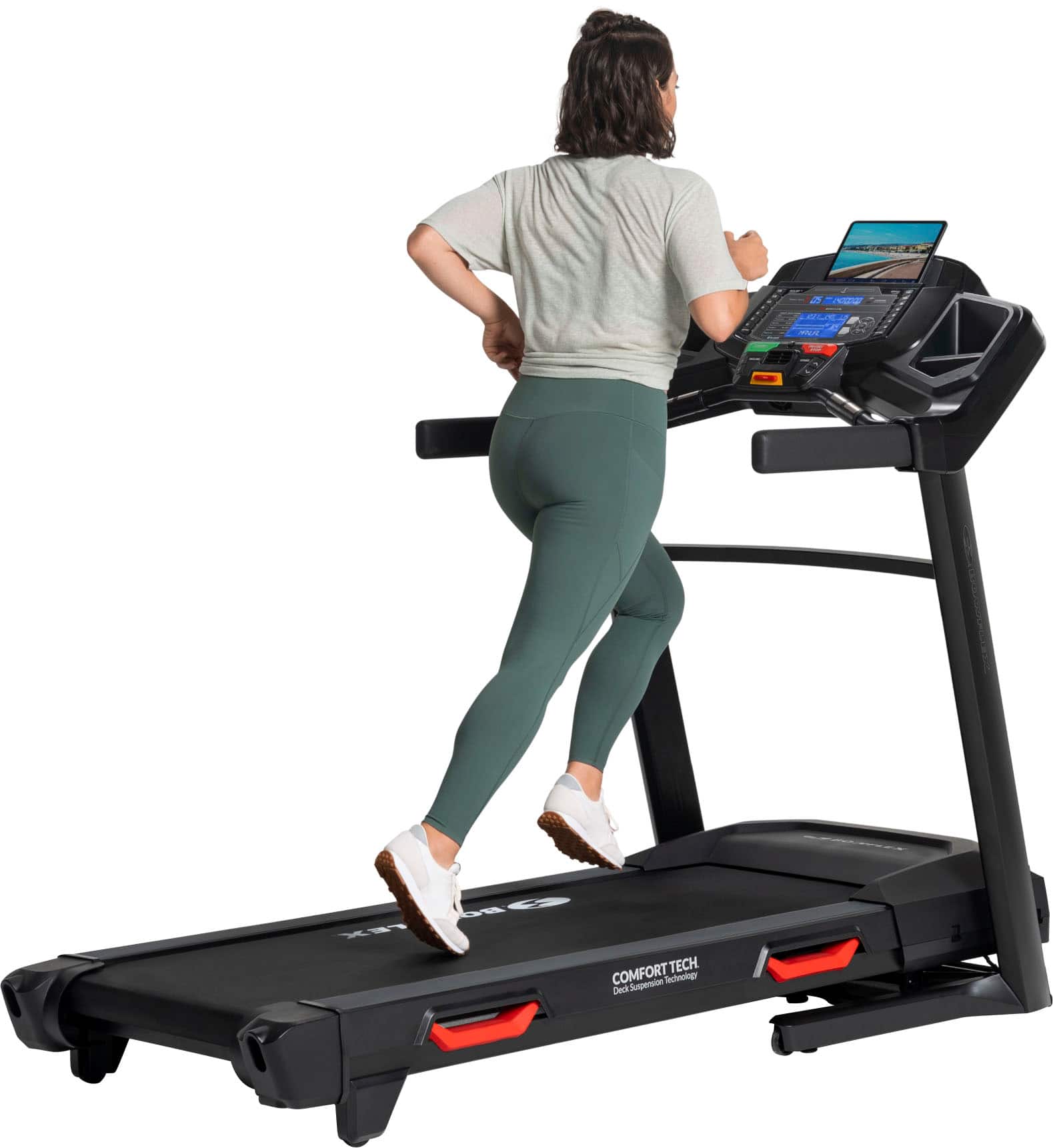 The text on the image reads "Comfort Tech Suspension Deck."