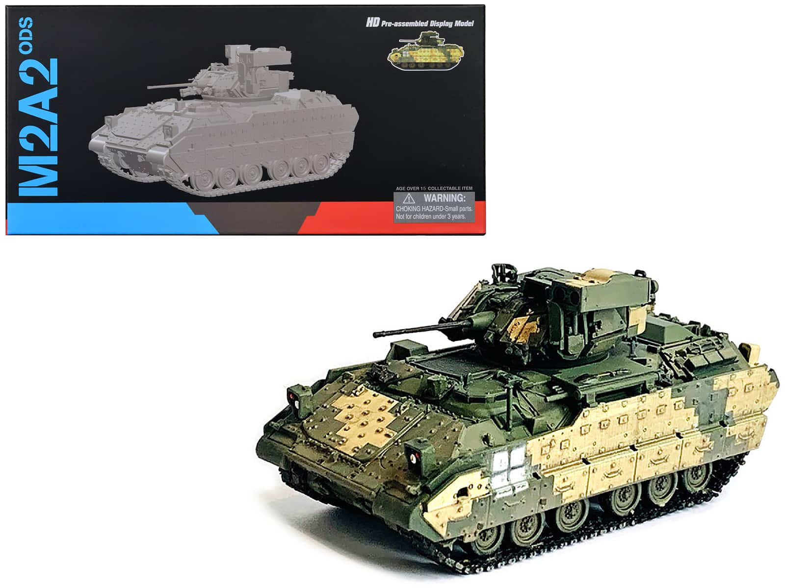 Ukraine M2A2 ODS Light Tank 3-Tone Camouflage "NEO Dragon Armor" Series 1/72 Plastic Model by Dragon Models - Multi