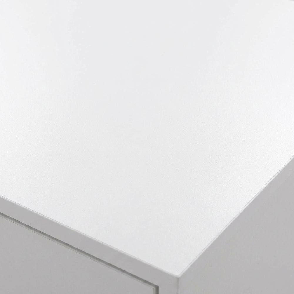 Alt View 2. FurniFact - White Office Storage Cabinet With Drawers - White.