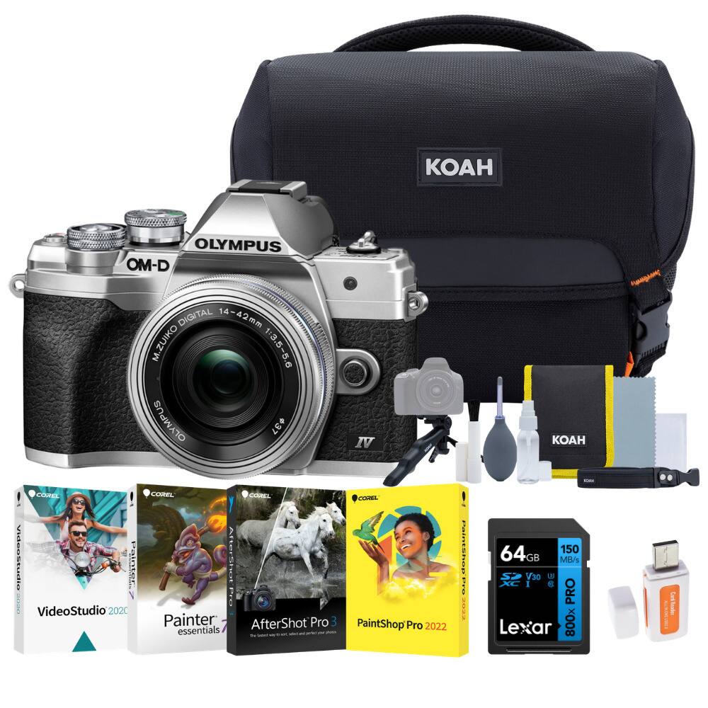 OLYMPUS OM-D DIGITAL 14-42mm M.ZUIKO 1:3.5-5.6 OLYMPUS $37

COREL VideoStudio 2020
COREL Painter
COREL AfterShot Pro 3 essentials
COREL PaintShop Pro 2022

5054 PaintShopPre
12tal 64GB 150 MB/s SD V30 U XC I 8 PRO Lexar 800x

Reclession