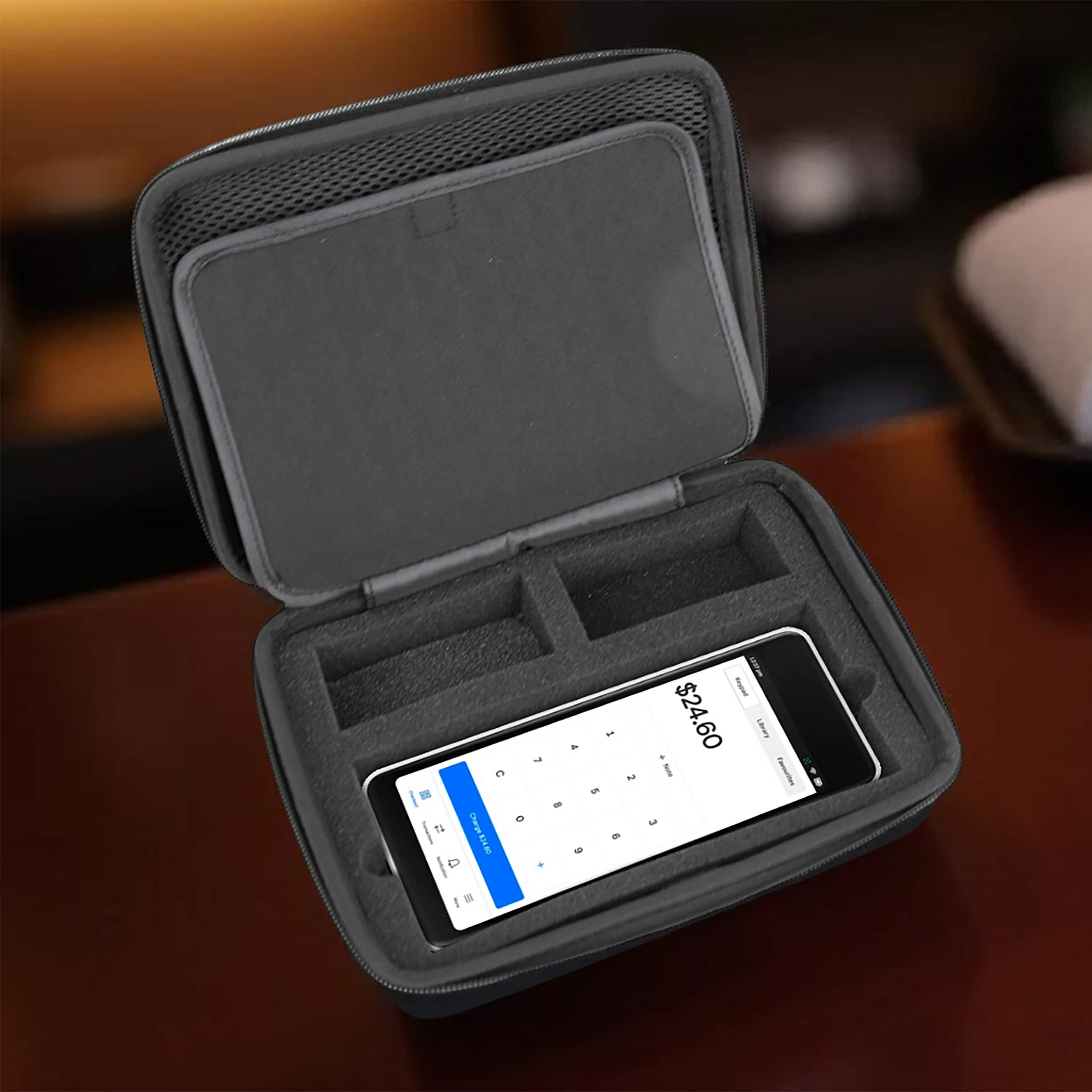 Carry Case for Square Handheld Credit Card Machine Point of Sale