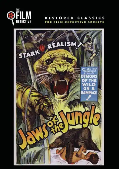 Front. Jaws of the Jungle (The Film Detective Restored Version) (MO.