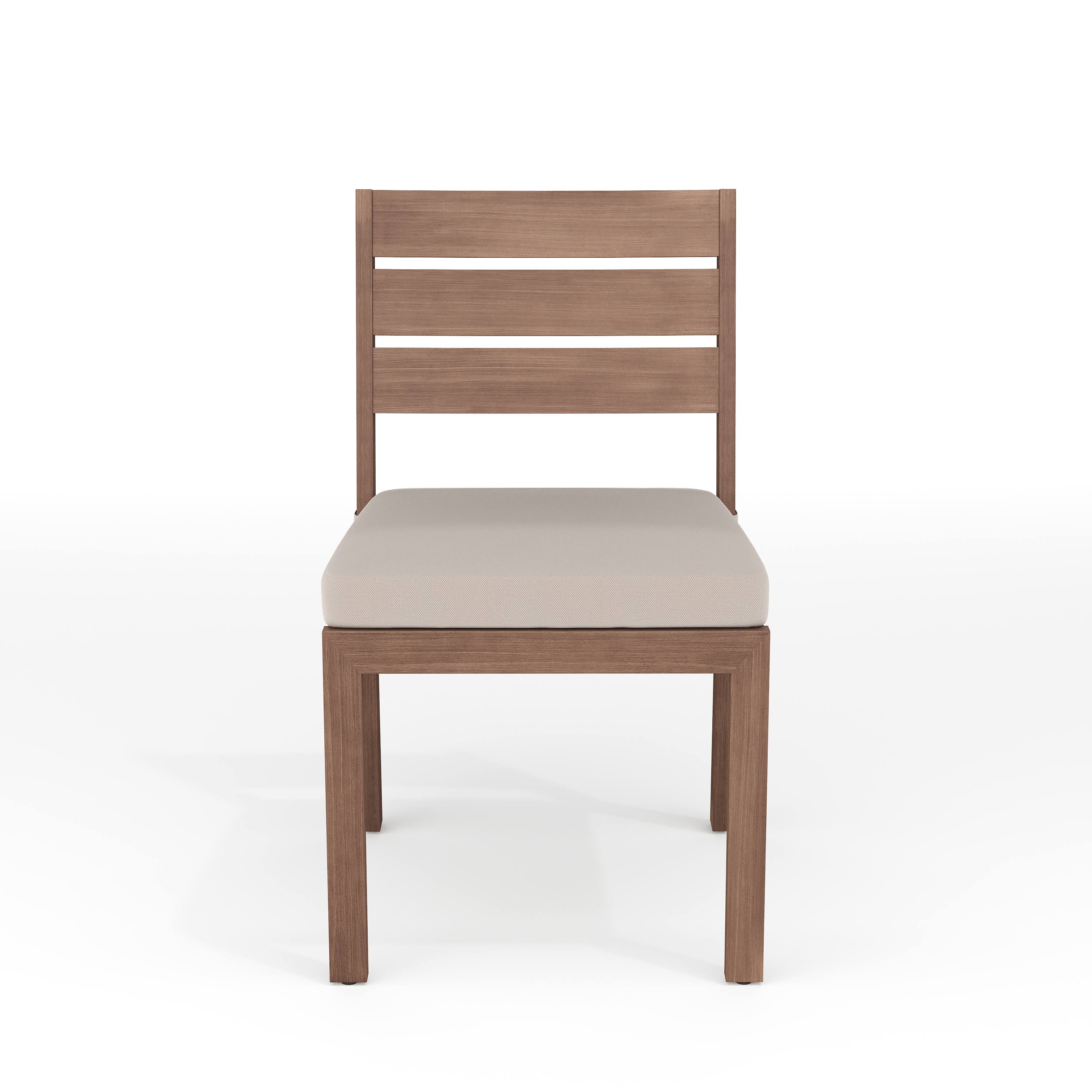 Alt View 10. Martha Stewart - Bedford All-Weather Stacking Patio Side Dining Chair with Seat Cushion - Brown.