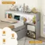 Storage Headboard: Built-in Nightstand.