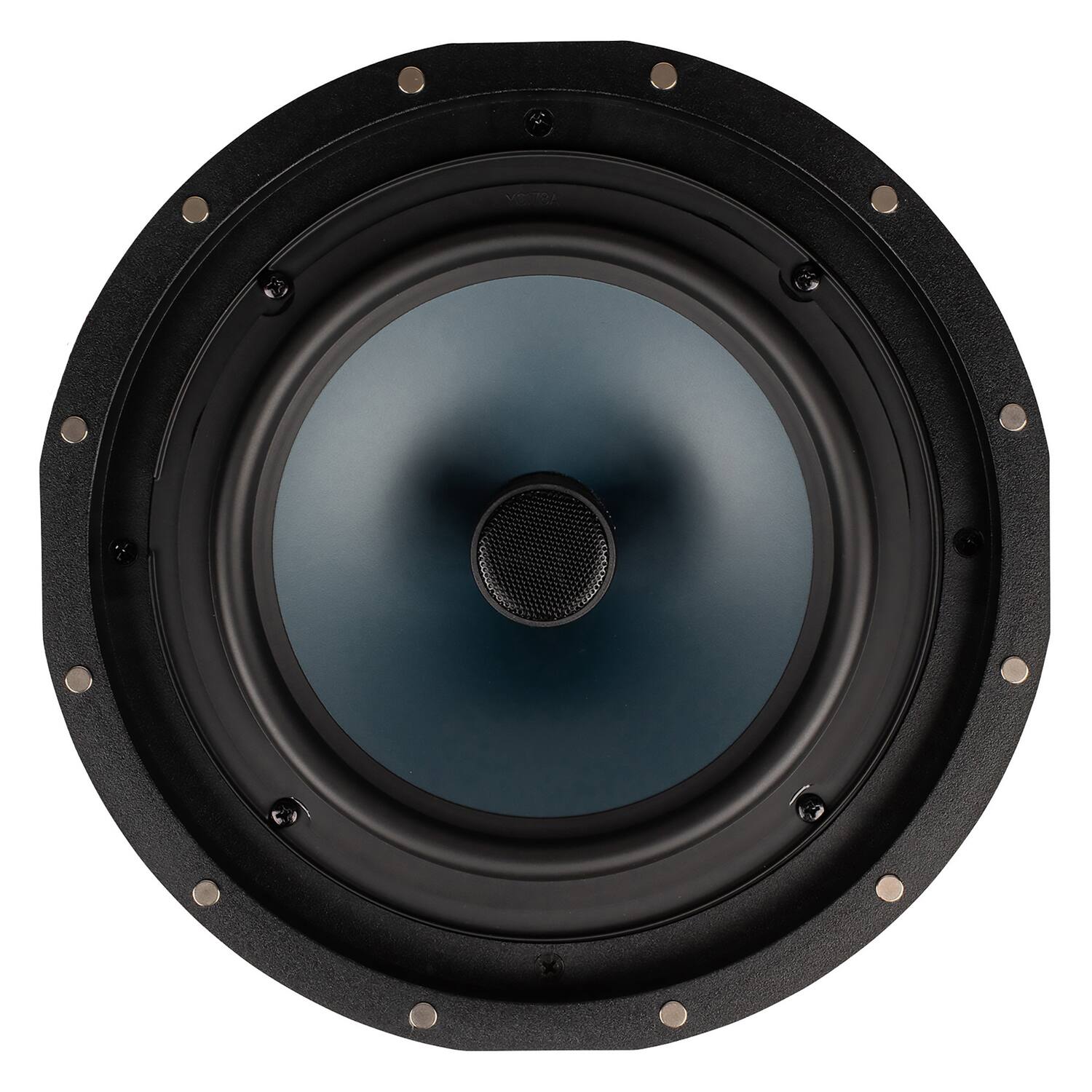 Angle. Dayton Audio - Contractor Series CC80W 8" 50W RMS 2-Way In-Ceiling Speaker Pair, 8 Ohms - White.