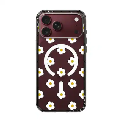 Front. CASETiFY - Compact Case MagSafe Compatible for Apple iPhone 18 Pro Max and 17 Pro Max Devices - Ditsy Daisies.