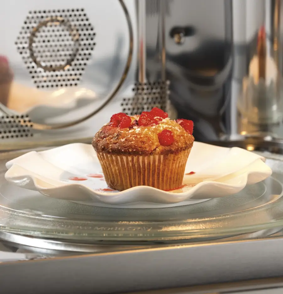 Alt View 16. GE Profile - 1.7 Cu. Ft. Convection Built-In Microwave with Sensor Cooking and Air Fry - Stainless Steel.
