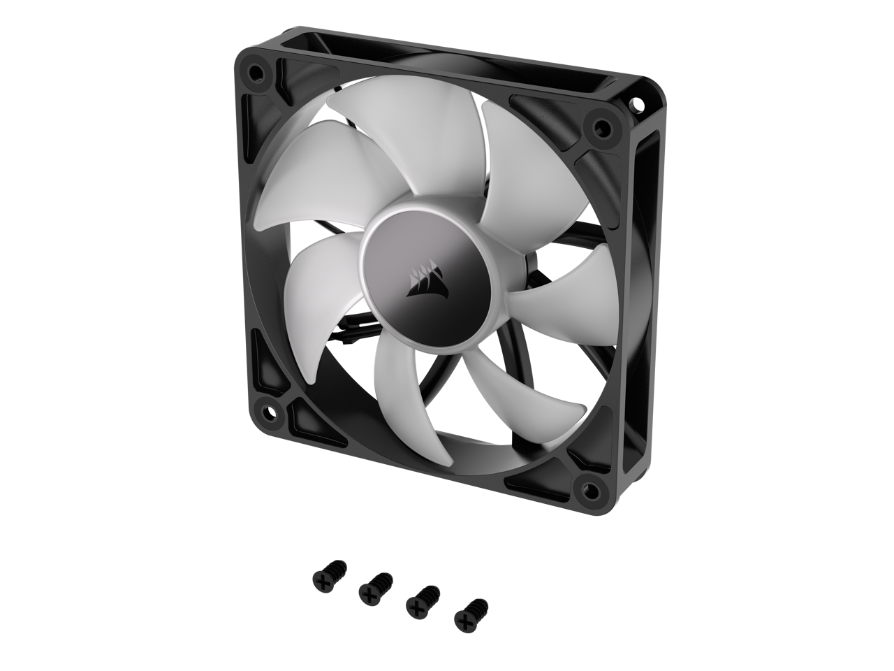 Alt View 8. CORSAIR - CORSAIR RS120 ARGB PWM Fan - Daisy-Chain PWM/ARGB - AirGuide Cooling - Magnetic Bearing - RGB.