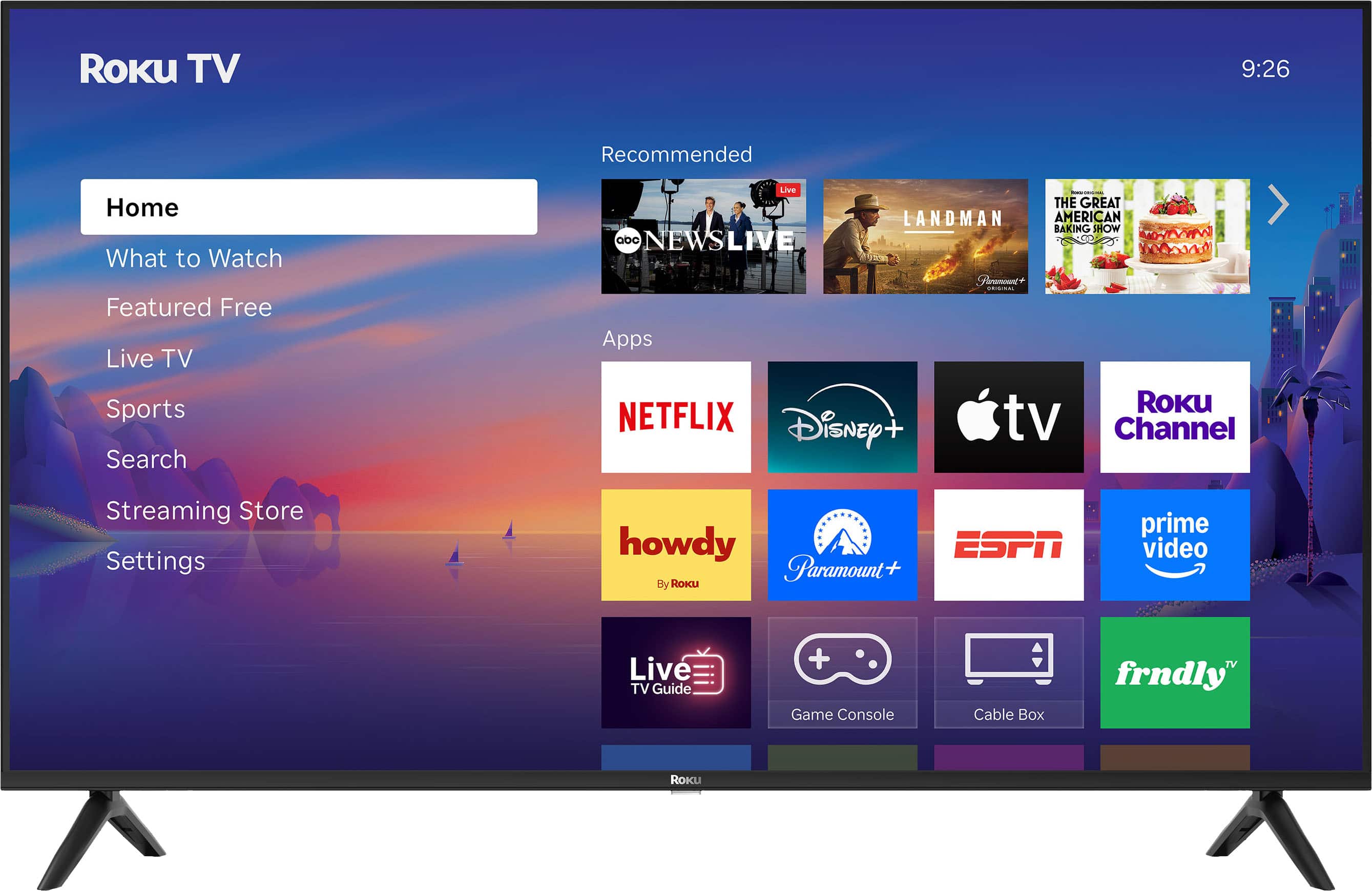 Roku - 50" Class Select Series 4K QLED Smart RokuTV (2026) - Front_Zoom