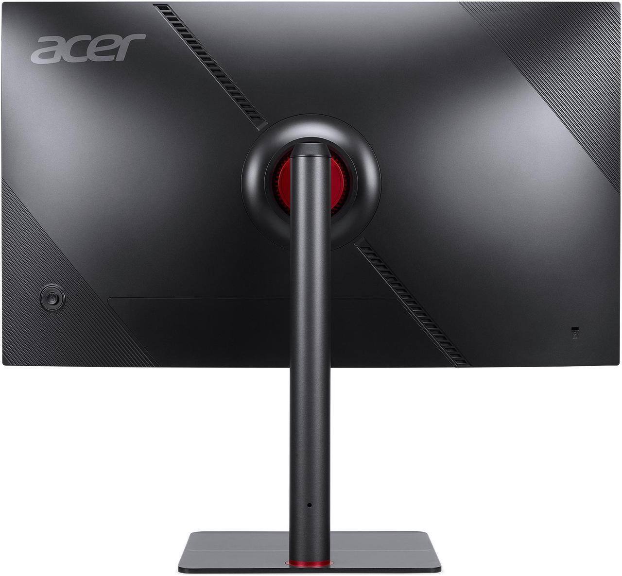 Back. Acer - Nitro XV275U VYMIPRUZX 27" LCD Monitor 160Hz WQHD 2560x1440 1ms Response Time - Gray.