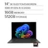 14" 2K OLED TOUCHSCREEN
AMD RYZEN AI 9 (2026)
16GB MEMORY
512GB STORAGE