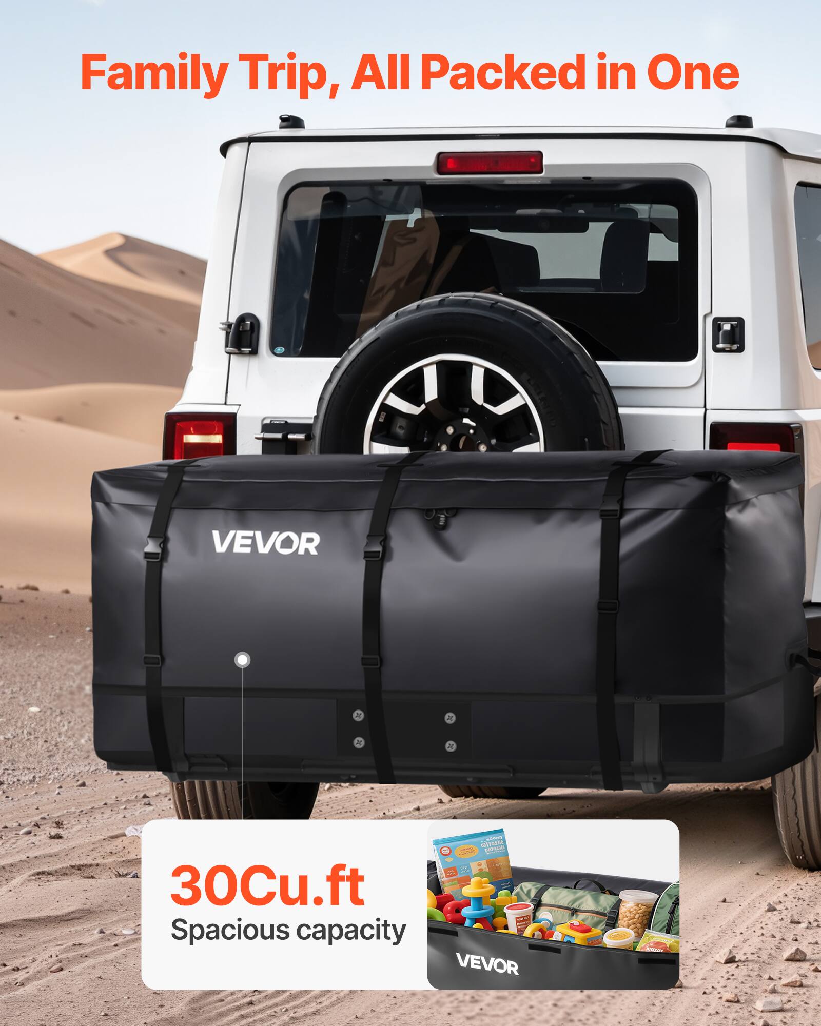 Family Trip, All Packed in One

VEVOR

30Cu.ft Spacious capacity