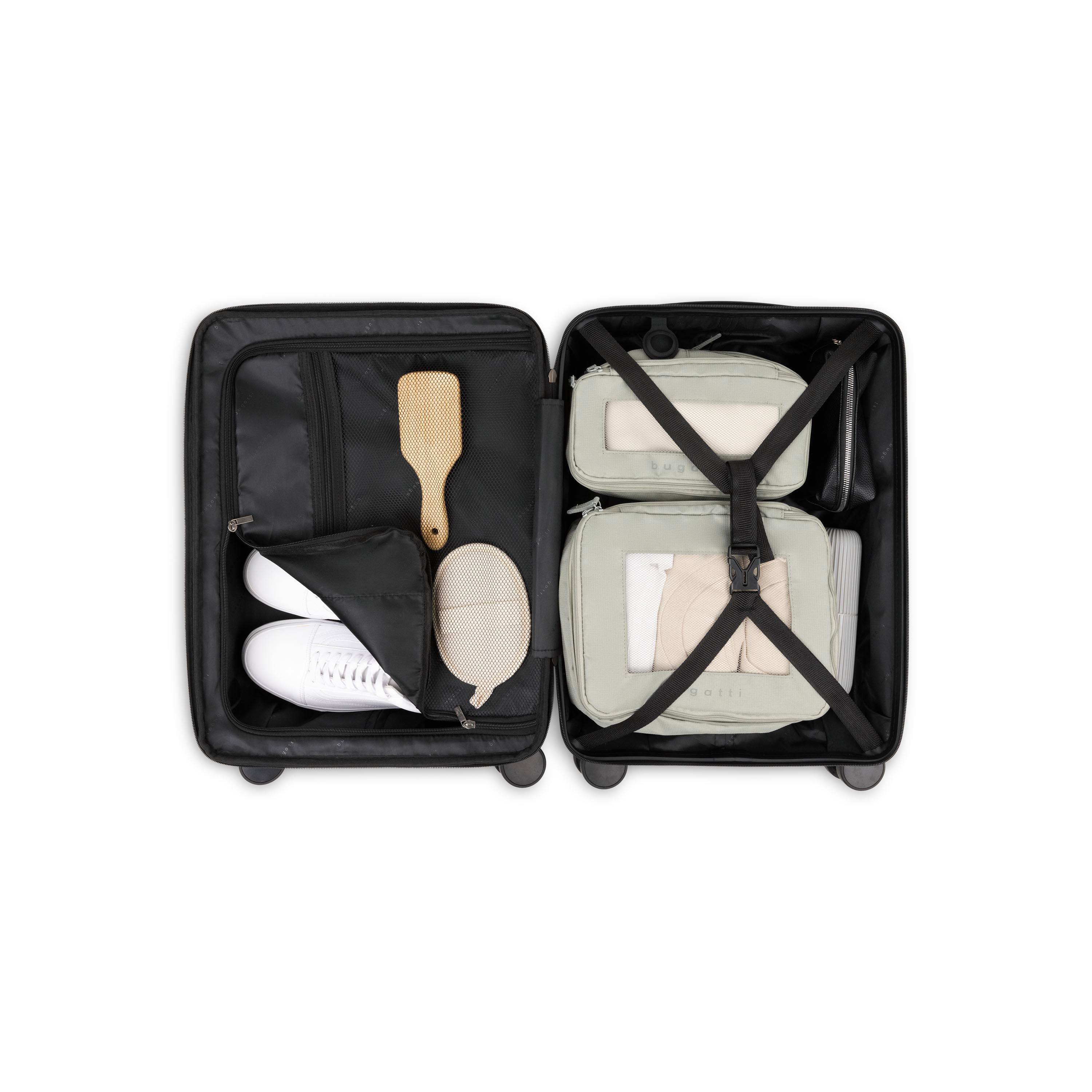 Back. Bugatti - Bugatti Seoul 2 Piece Hardside Set Luggage - BLACK.