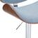 Alt View 12. Simpli Home - Marana Bentwood Adjustable Height Gas Lift Bar Stool - Denim Blue.