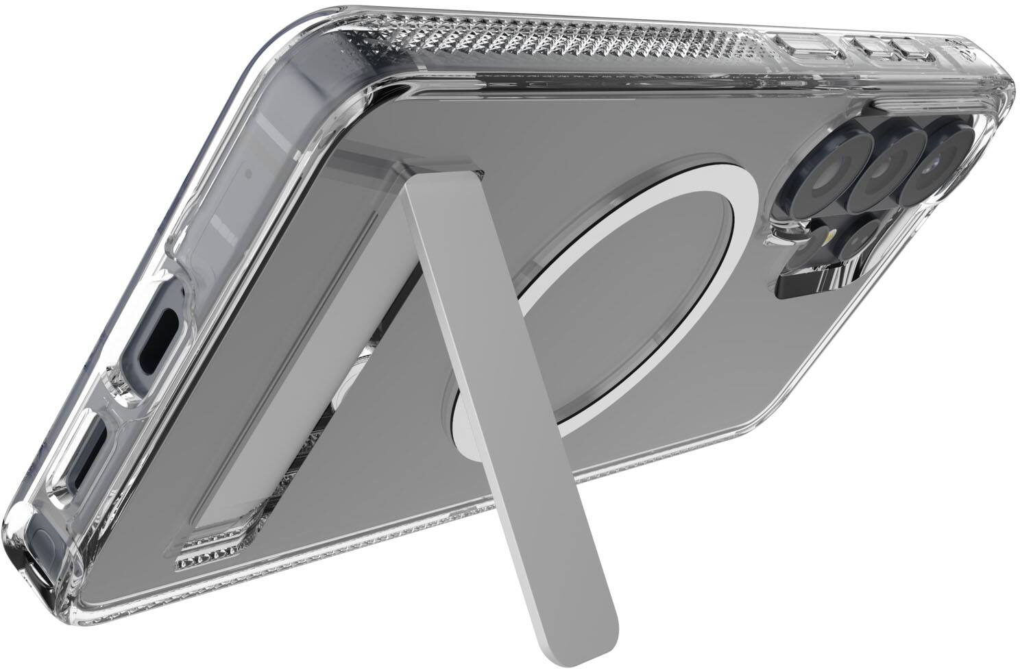 Alt View 20. ZAGG - Crystal Palace Snap Case with Kickstand for Samsung Galaxy S26 Ultra - Clear.