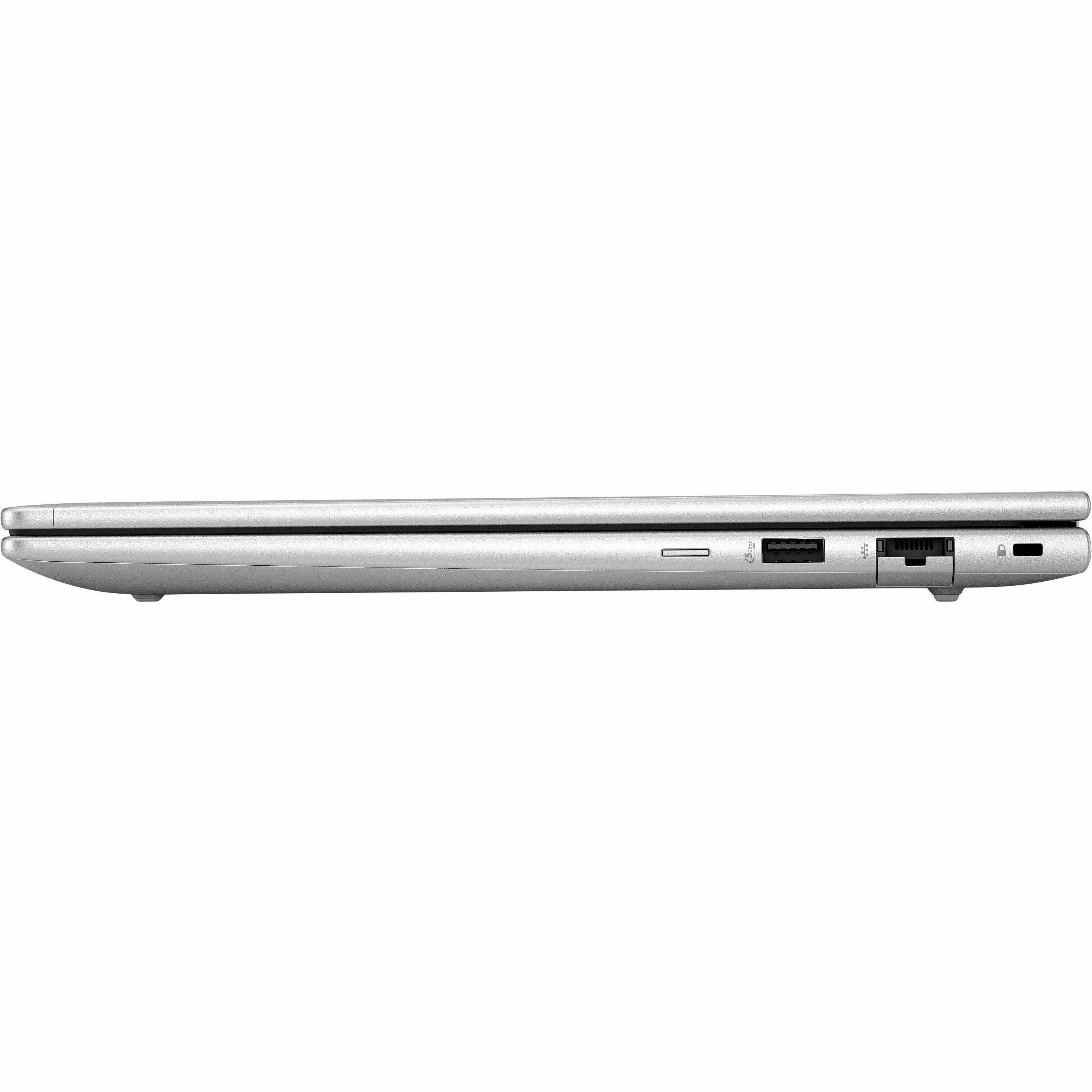 Alt View 4. HP - HP EliteBook 640 G11 14" Notebook - WUXGA - Intel Core Ultra 5 125U - vPro Technology - 32 GB - 512 GB SSD - English Key - Pike Silver.